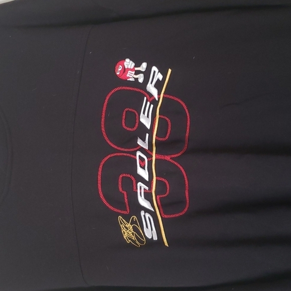 Nascar chase authentics 38 Sadler, m&m sponser sweatshirt, black, men's size L - Picture 2 of 7